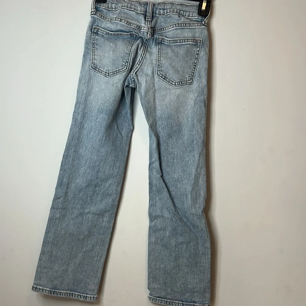 Old Navy Kids Light Wash Blue Denim Jeans Straight Leg Boys Size 8‎